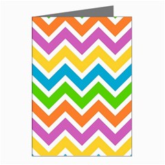 Chevron-pattern-design-texture Greeting Cards (pkg Of 8) by Semog4