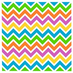 Chevron-pattern-design-texture Wooden Puzzle Square by Semog4