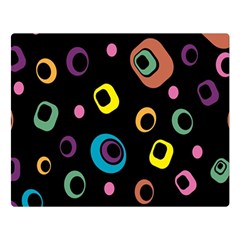 Abstract-background-retro-60s-70s Two Sides Premium Plush Fleece Blanket (large)