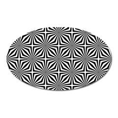 Background-pattern-halftone Oval Magnet by Semog4