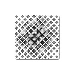 Background-pattern-halftone-- Square Magnet by Semog4