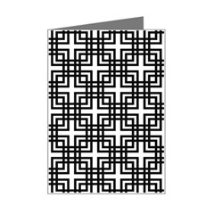 Pattern-vector-halftone-wallpaper Mini Greeting Card by Semog4