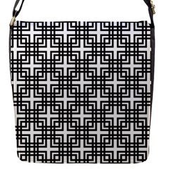 Pattern-vector-halftone-wallpaper Flap Closure Messenger Bag (s) by Semog4