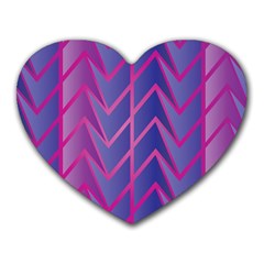 Geometric-background-abstract Heart Mousepad