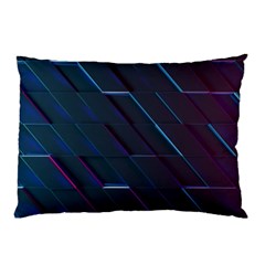 Glass-scifi-violet-ultraviolet Pillow Case by Semog4