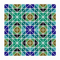 Mosaic-triangle-symmetry- Medium Glasses Cloth (2 Sides) by Semog4