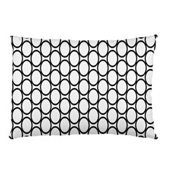 Black-pattern-halftone-wallpaper Pillow Case (two Sides) by Semog4