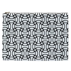 Ellipse-pattern-ellipse-dot-pattern Cosmetic Bag (xxl)