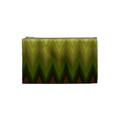 Zig Zag Chevron Classic Pattern Cosmetic Bag (small) by Semog4