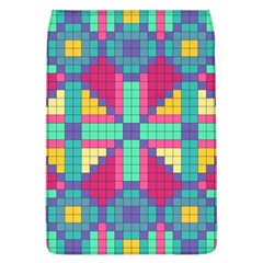 Checkerboard-squares-abstract--- Removable Flap Cover (l) by Semog4