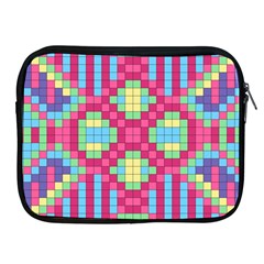 Checkerboard-squares-abstract---- Apple Ipad 2/3/4 Zipper Cases by Semog4