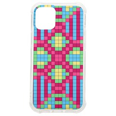 Checkerboard-squares-abstract---- Iphone 12 Mini Tpu Uv Print Case	 by Semog4