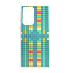Checkerboard-squares-abstract- Samsung Galaxy Note 20 Ultra Tpu Uv Case by Semog4