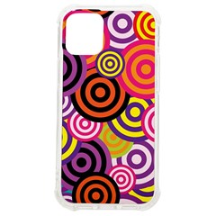 Abstract-circles-background-retro Iphone 12 Mini Tpu Uv Print Case	