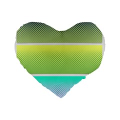Pattern-banner-background-dot-set Standard 16  Premium Heart Shape Cushions by Semog4