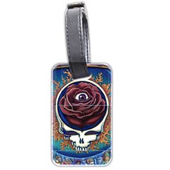 Grateful Dead Skull Rose Luggage Tag (two Sides) by Semog4