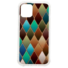 Diamond Shapes Pattern Iphone 12 Mini Tpu Uv Print Case	 by Semog4