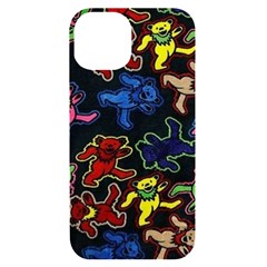 Grateful Dead Pattern Iphone 14 Black Uv Print Case by Semog4