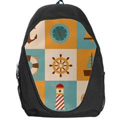 Nautical Elements Collection Backpack Bag by Semog4