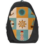 Nautical Elements Collection Backpack Bag Front