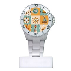 Nautical Elements Collection Plastic Nurses Watch by Semog4