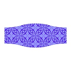 Decor Pattern Blue Curved Line Stretchable Headband by Semog4