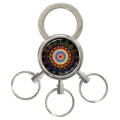 Colorful Prismatic Chromatic 3-ring Key Chain by Semog4
