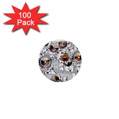 Gears Movement Machine 1  Mini Buttons (100 Pack)  by Semog4
