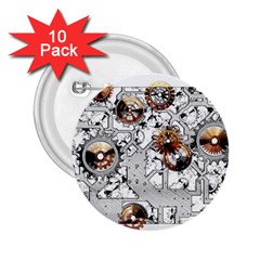 Gears Movement Machine 2 25  Buttons (10 Pack)  by Semog4