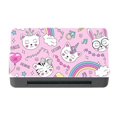 Beautiful Cute Animals Pattern Pink Memory Card Reader With Cf by Semog4