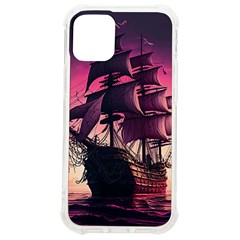 Ship Pirate Adventure Landscape Ocean Sun Heaven Iphone 12 Mini Tpu Uv Print Case	 by Semog4