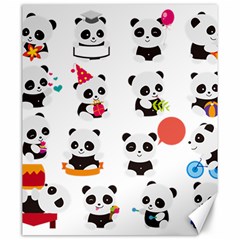 Giant Panda Bear Cuteness Canvas 20  X 24  by Salman4z