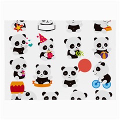 Giant Panda Bear Cuteness Large Glasses Cloth by Salman4z