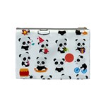 Giant Panda Bear Cuteness Cosmetic Bag (Medium) Back