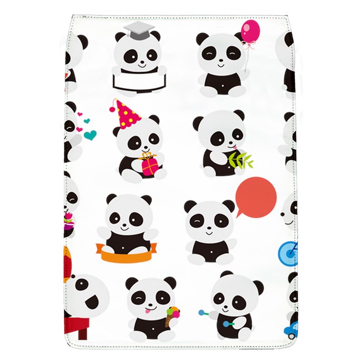 Giant Panda Bear Cuteness Removable Flap Cover (L)