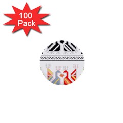 Bulgarian Folk Art Folk Art 1  Mini Buttons (100 Pack)  by Salman4z