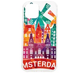 Vector Graphics Amsterdam Silhouette Iphone 12 Pro Max Tpu Uv Print Case by Salman4z