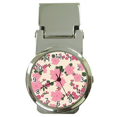 Floral Vintage Flowers Money Clip Watches