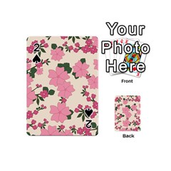 Floral Vintage Flowers Playing Cards 54 Designs (mini) by Dutashop