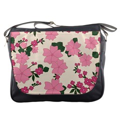 Floral Vintage Flowers Messenger Bag