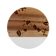 20230509 010303 0000 Marble Wood Coaster (round)