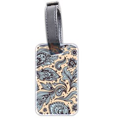 Texture Ornament Paisley Luggage Tag (two Sides) by Salman4z