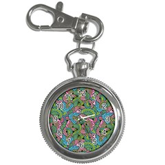 Background Texture Paisley Pattern Key Chain Watches by Salman4z