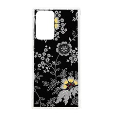 White And Yellow Floral And Paisley Illustration Background Samsung Galaxy Note 20 Ultra Tpu Uv Case by Salman4z