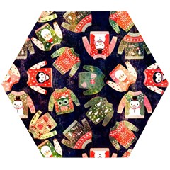 Ugly Christmas Wooden Puzzle Hexagon by Salman4z