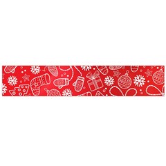 Christmas Pattern Red Large Premium Plush Fleece Scarf  by Salman4z