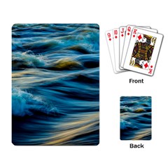 Waves Abstract Playing Cards Single Design (rectangle) by Salman4z