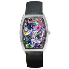 Rick And Morty Time Travel Ultra Barrel Style Metal Watch