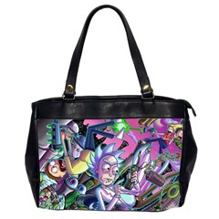 Rick And Morty Time Travel Ultra Oversize Office Handbag (2 Sides)