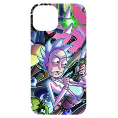 Rick And Morty Time Travel Ultra iPhone 14 Black UV Print Case
